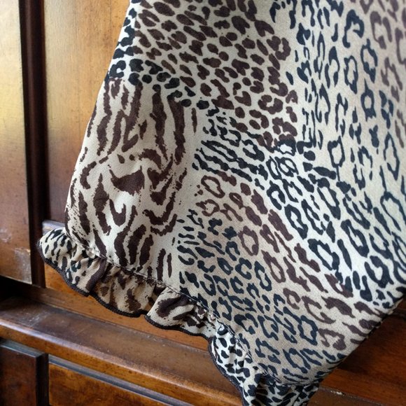 Stunning Animal Print Vintage Lise Watier Ensemble 3 Pieces - Picture 13 of 13